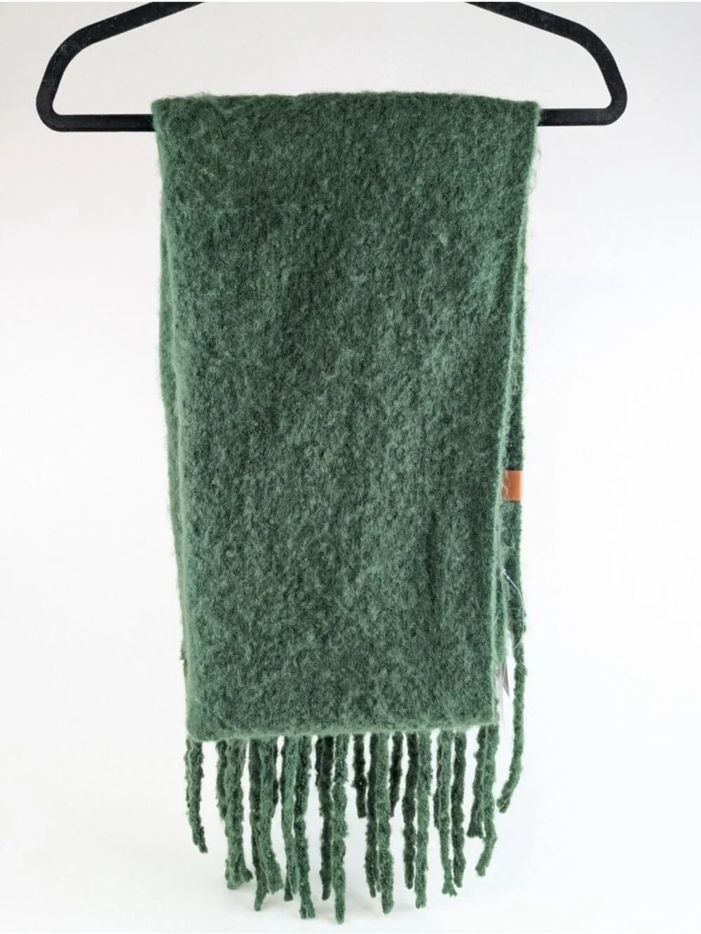 Victoria Leland Designs Womens Scarf Green Wool Blend by The Giving Project Soft